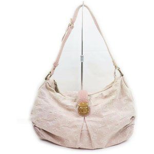 Louis Vuitton Slightly PM Pink Denim Hobo Bag